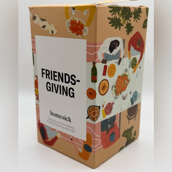 HOMESICK FRIENDSGIVING natural soy wax blend candle 13.75 oz - Picture 2 of 3